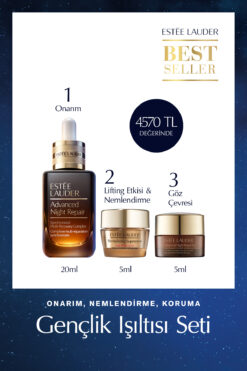 Estee Lauder Cilt Bakım Seti - Advanced Night Repair Serum 20ml Revitalizing Supreme Krem 5ml Göz Kremi 5ml