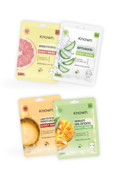 KNOWN. Known Yüz Maskesi Seti (Sebum Dengeleyici - Yaşlanma Karşıtı - Yoğun Nemlendirici - Leke Karşıtı )