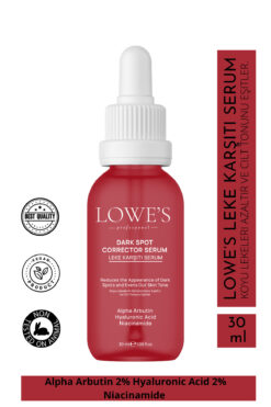 Kozmetik Lowes Leke Karşıtı Aydınlatıcı Serum – %2 Alpha Arbutin + Hyaluronik Asit – 30 ml