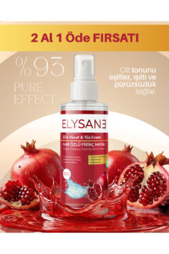 ELYSANE Pirinç Mayası Nar Özlü Beyazlatıcı Leke Karşıtı Derin ve Aydınlık Cilt Etkisi Nemlendirici Krem