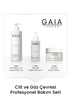 Gaia London GAIA LONDO CİLT VE GÖZ ÇEVRESİ BAKIM SETİ (EYE KREM-EYE SERUM-INOVATION GEL)