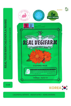 JEJUDO Calendula Mask–Jejudo Kore Menşeli Yatıştırıcı & Nemlendirici Yüz Maskesi, Tahriş Olmuş Ciltler