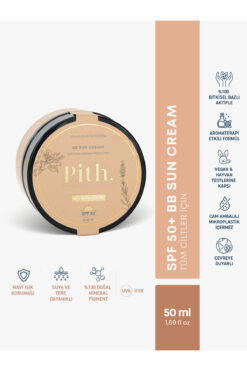 PİTH PHARMACY FORMULA BB 50 Spf %100 Mineral Doğal Güneş Kremi (medium renkli)