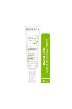 Bioderma Sebium Kerato+ Sivilce, Siyah Nokta, Gözenek ve Leke Karşıtı Nemlendirici Jel Krem 30 ml