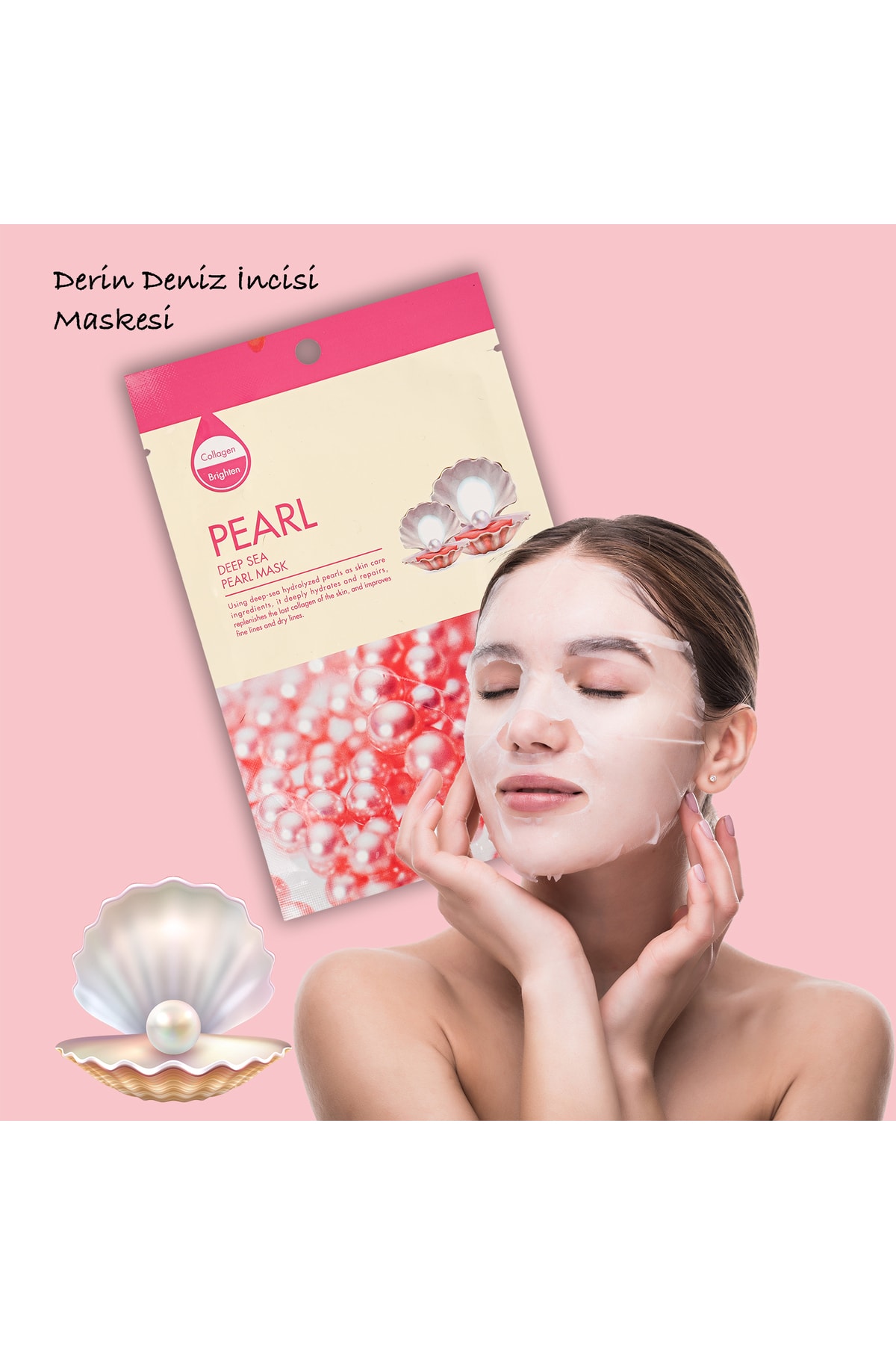 xolo Derin Deniz İnci Maskesi Hanımeli Özlü Deep Sea Pearl Mask XLM434