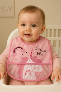 Arin Baby SİLİKON SIVI GEÇİRMEZ MAMA ÖNLÜĞÜ/ KIZ BEBEK MAMA ÖNLÜĞÜ / KIZ BEBEK SİLİKON MAMA ÖNLÜĞÜ