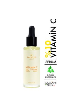 Polente Natural C Vitamin & Squalane Serum - Aydınlatıcı Leke Serumu (C VİTAMİNİ KOMPLEKSİ) (30 ML)