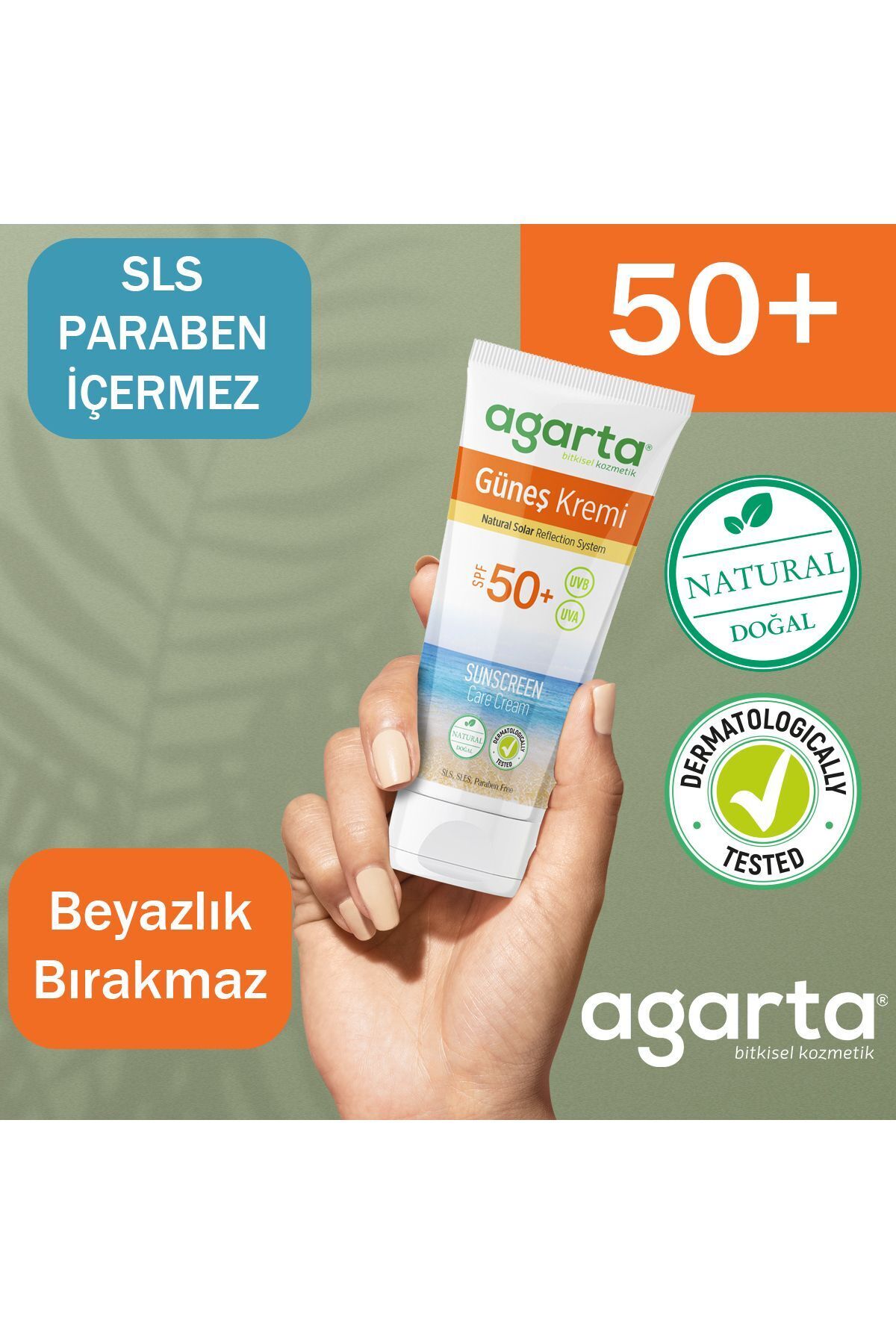 Agarta Güneş Kremi SPF 50+ 100 ml Yetişkin - Görsel 2