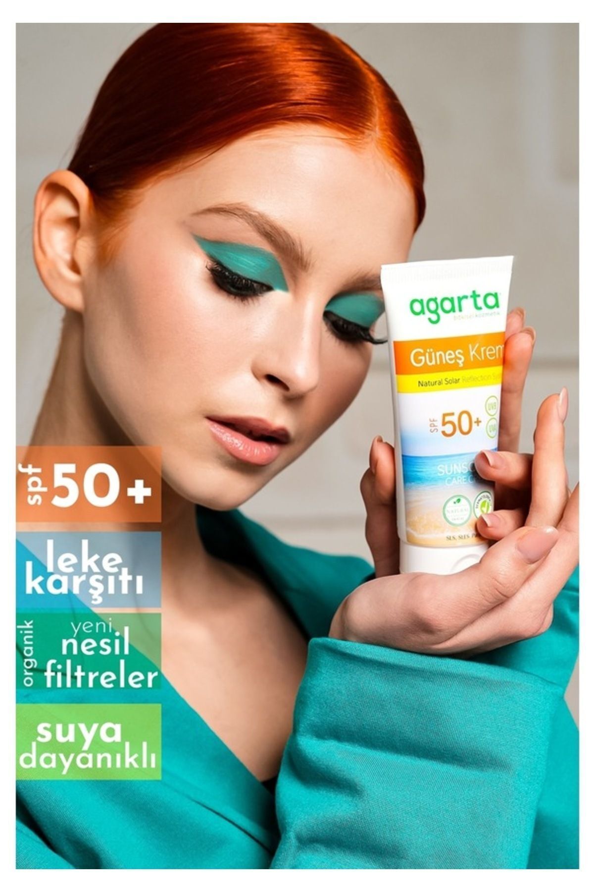 Agarta Güneş Kremi SPF 50+ 100 ml Yetişkin - Görsel 3