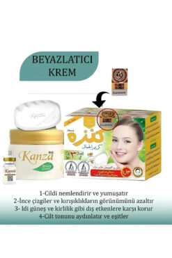 KAİZEN Kanza Beyazlatıcı Krem Sabun Ve Serum Seti 3'lü Set