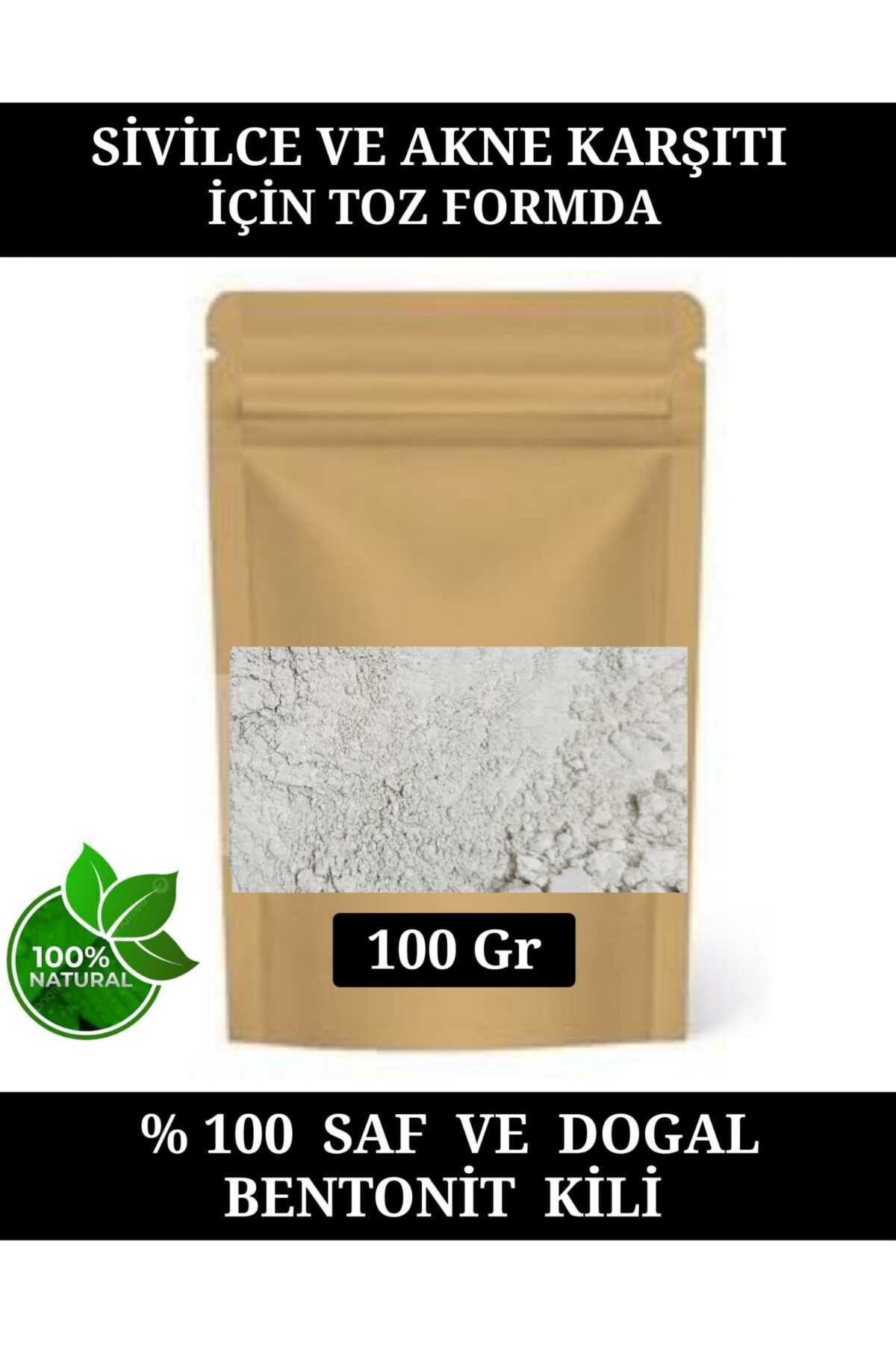 E.M.S AVM AKNE KARŞITI Bentonit Kil Toz Formda Saf Ve Doğal Bentonit Kili 100 Gr.