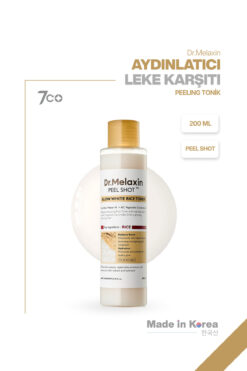 Dr.Melaxin Pirinç Özü & Niasinamid-Seramid İçeren Tonik – Peeling Ve Aydınlatıcı Çift Etkili Bakım (200ML)