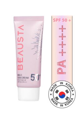 BEAUSTA Lekeli Ve Yağlı Ciltler Ton Eşitleyici Mild Sun Pink Tone-up Güneş Kremi Spf50 /pa 50 ml