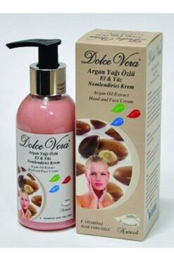 Dolce Vera Argan Yağlı Krem 150 ml (ARGAN YAĞI ÖZÜ , ALOEVERA , E VİTAMİNİ IÇERİKLİ)