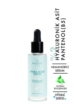 Polente Natural Hydra Moıst Serum - %2 Hyalüronik Asit, Panthenol Dolgunalaştırıcı Nemlendirici Serum (30 ML)