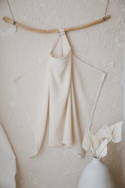 BabyKAR Emzirme Önlüğü Ponponlu Müslin %100 Pamuk - Ekru