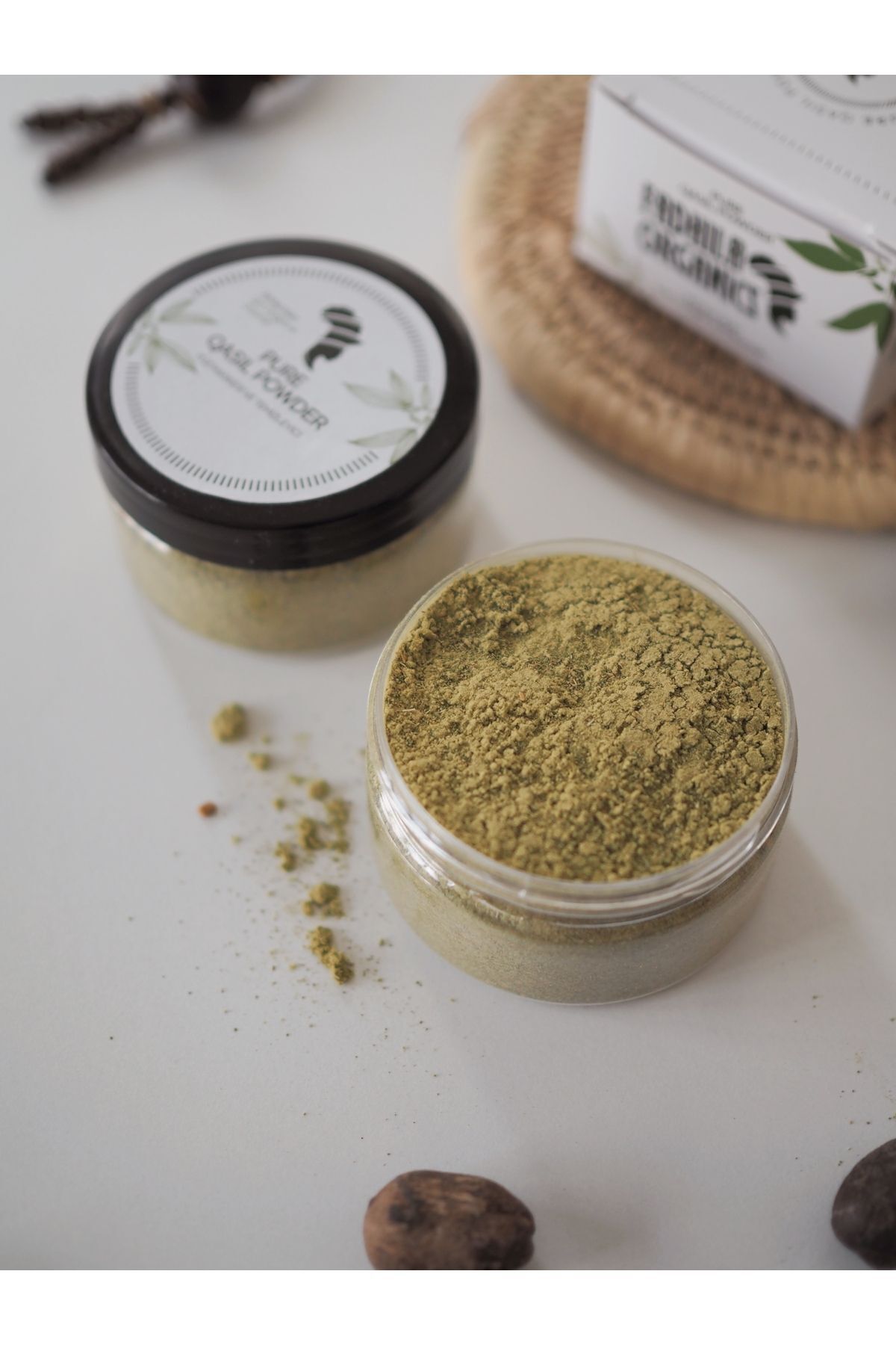 FADHILA ORGANICS Parlaklık Veren %100 Doğal Köpüren Qasil Tozu-50gr - Görsel 2