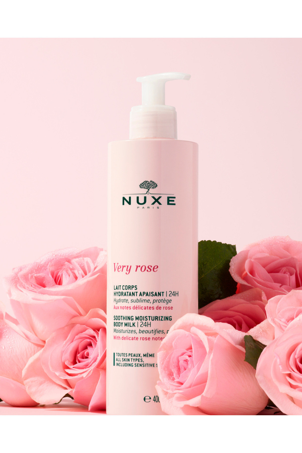 Nuxe Very Rose Yatıştırıcı Nemlendirici Vücut Sütü