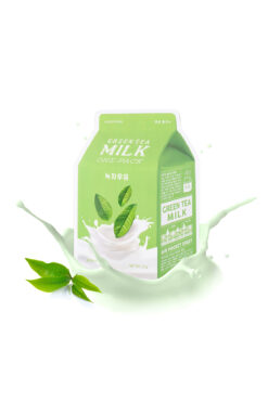 Missha Hassas Ciltler İçin Yaprak Maske (Yeşil Çay-Süt) A'PIEU Green Tea Milk One-Pack
