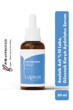 Lopren Azelaik Asit %10 Leke, Gözenek Karşıtı Aydınlatıcı Serum - Niacinamide, Hyaluronik Asit 30 ml