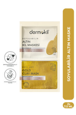 Dermokil Soyulabilir Altın Kil Maskesi 2* 7.5 ml