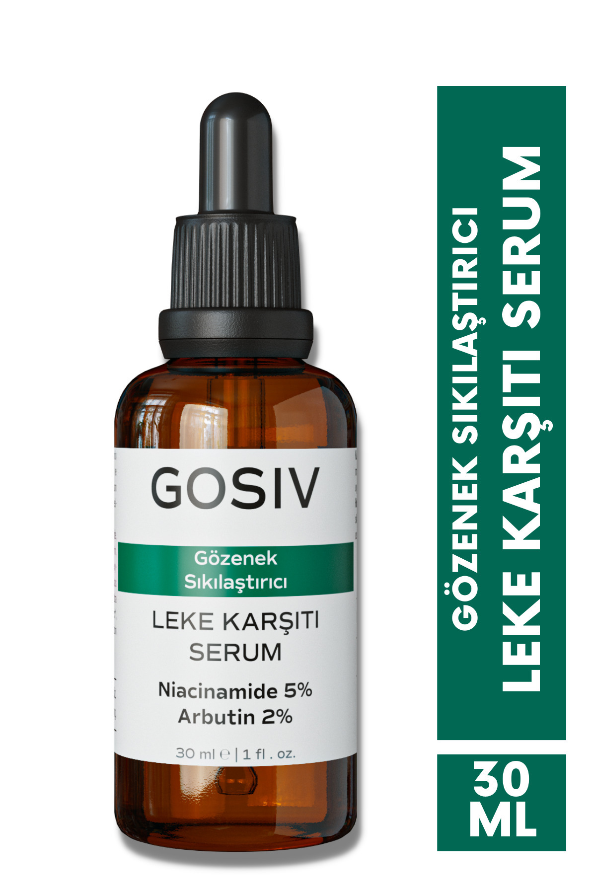 Gosiv Gözenek Sıkılaştırıcı Ve Leke Karşıtı Cilt Bakım Serumu 30 Ml (niacinamide 5% + Arbutin 2%)