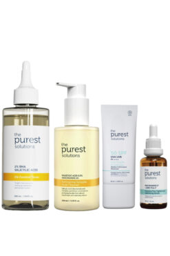 The Purest Solutions Yağlı Ve Karma Ciltler Için Gözenek Görünümünü Azaltmaya ve Matlaştırmaya Yardımcı Cilt Bakım Rutini
