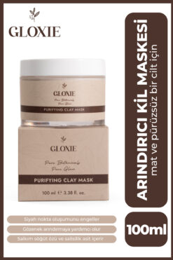 Gloxie Arındırıcı & Matlaştırıcı Kil Maskesi 100 ml