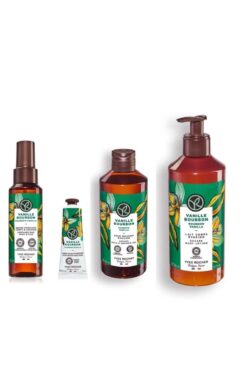 Yves Rocher Vanilya Orijinal Boy Vücut Spreyi, Nemlendirici El kremi . Duş Jeli, Vücut Losyonu CYAS SET
