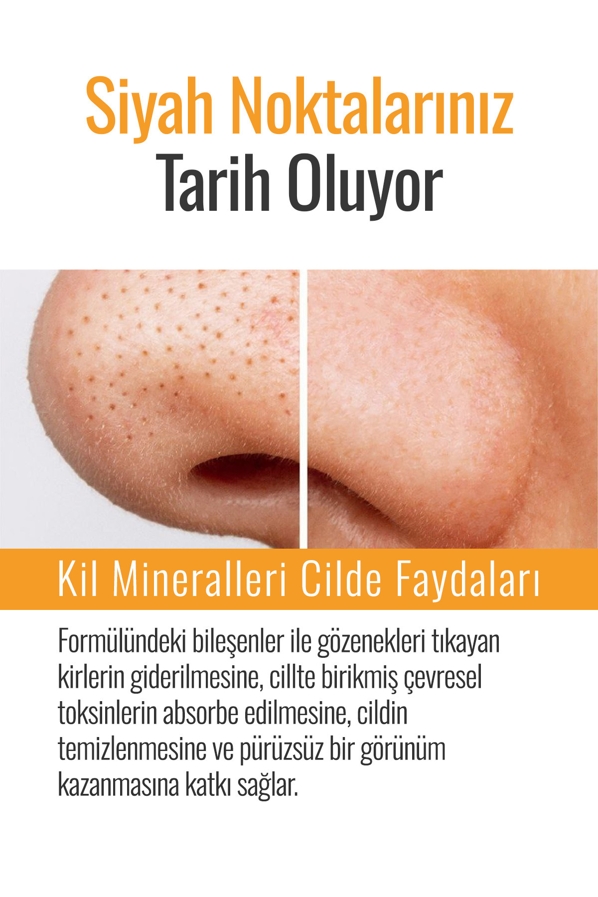 LOWRISS Aktif Kömür Özlü Ölü Deniz Kil Maskesi, Kolajen, Siyah Nokta, Ölü Deri- Toksin ve Kirden Arındırır - Görsel 2