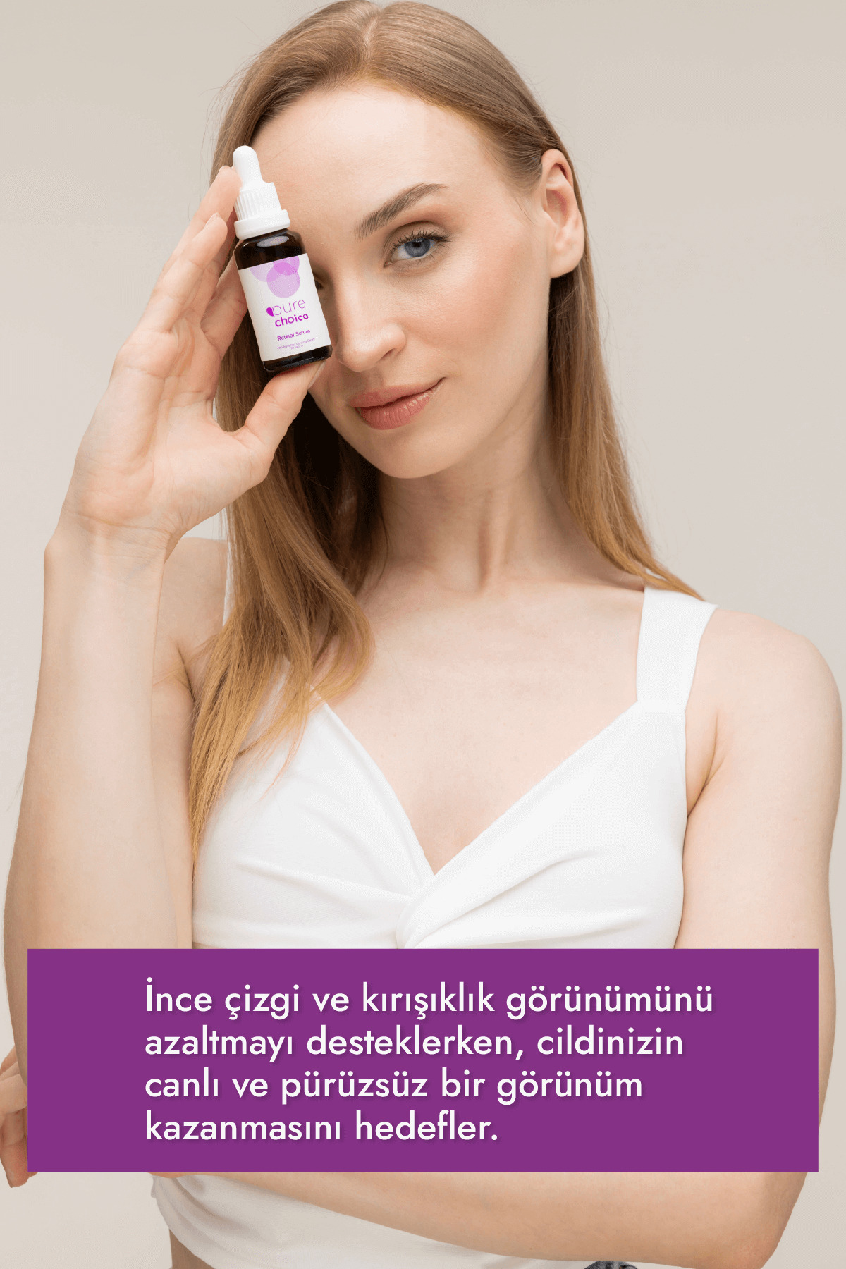 Pure Choice Retinol Serum, 30ml - Yaşlanma Karşıtı ve Yenileyici - Görsel 2