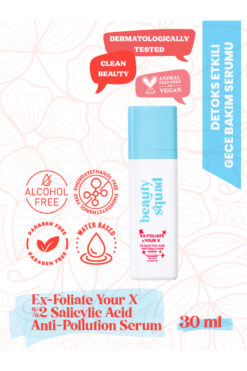 beauty squad Ex-folıate Your X Antı Pollutıon Serum- Serum Gözenek Sıkılaştırıcı, Sivilce Karşıtı Serum 30 ml