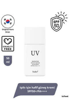 Sudee Multi-Block Sunscreen SPF 50+ / PA++++ 50 ml Işıltı için hafif güneş kremi