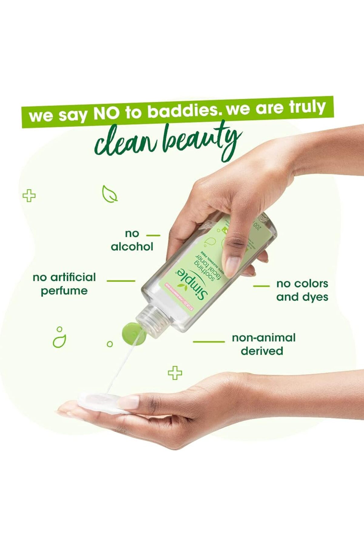 Simple Kind to Skin Yatıştırıcı Yüz Tonik %100 Alkol İçermez 200ml - Görsel 3