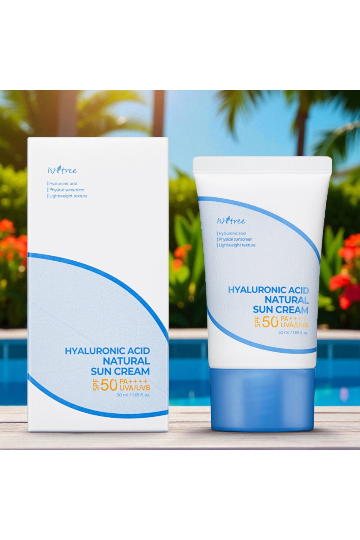 Isntree Hyalüronik Asitli Doğal Güneş Kremi SPF 50+ PA++++ 50 ml - 1 AD