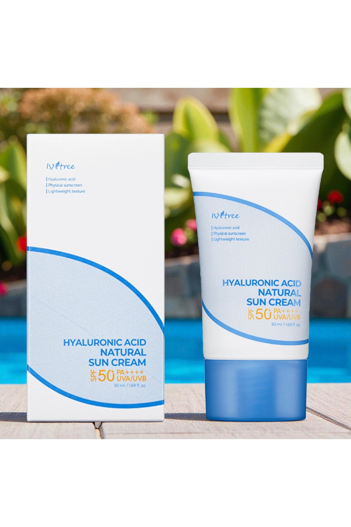 Isntree Hyalüronik Asitli Doğal Güneş Kremi SPF 50+ PA++++ 50 ml - 1 AD - Görsel 3