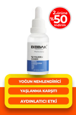 Bebak Pharma Yaşlanma Karşıtı, Bariyer Güçlendirici Ve Yoğun Nemlendiric 8d Hyaluron Serum 30ml