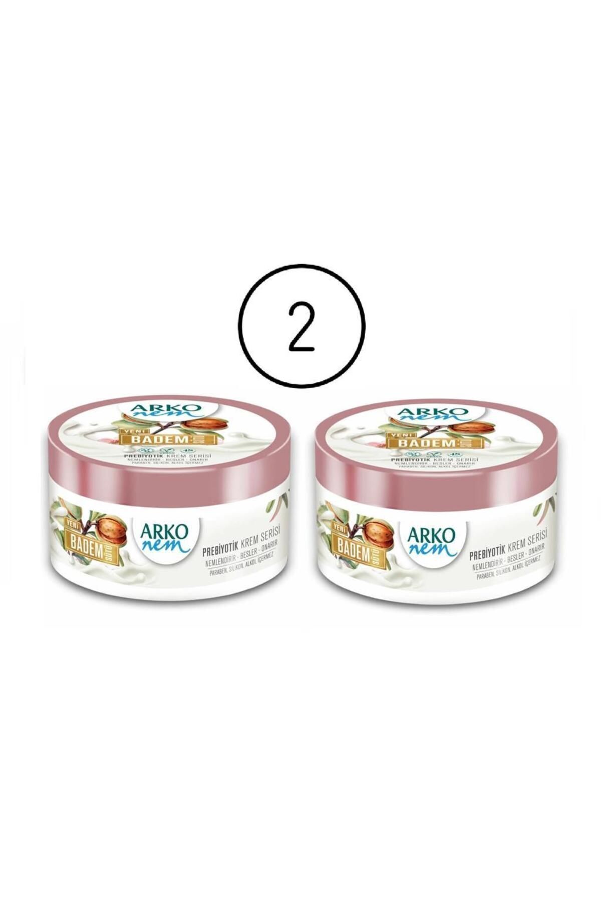 ARKO Nem Badem Sütlü Krem 250 Ml 2 Adet