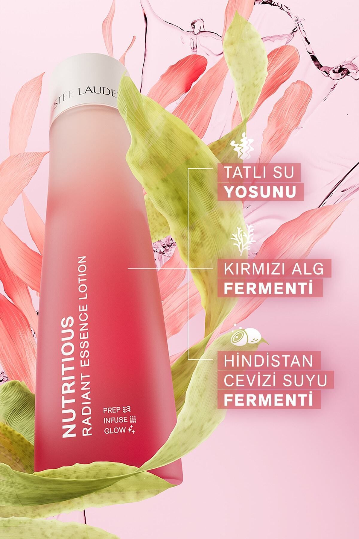 Estee Lauder Nutritious Radiant Essence Gözenek Sıkılaştırıcı, Yağ Kontrolü Sağlayan Bakım Losyonu - 200ml - Görsel 3