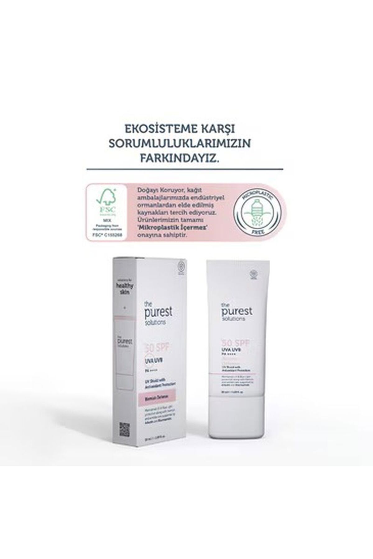The Purest Solutions Lekeli Cilt Güneş Kremi 50+ Spf 50 ml - Görsel 2