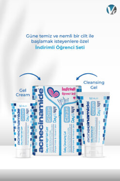 Acnecinamide Student Pack Yüz Temizleme Jeli Ve Jel Krem