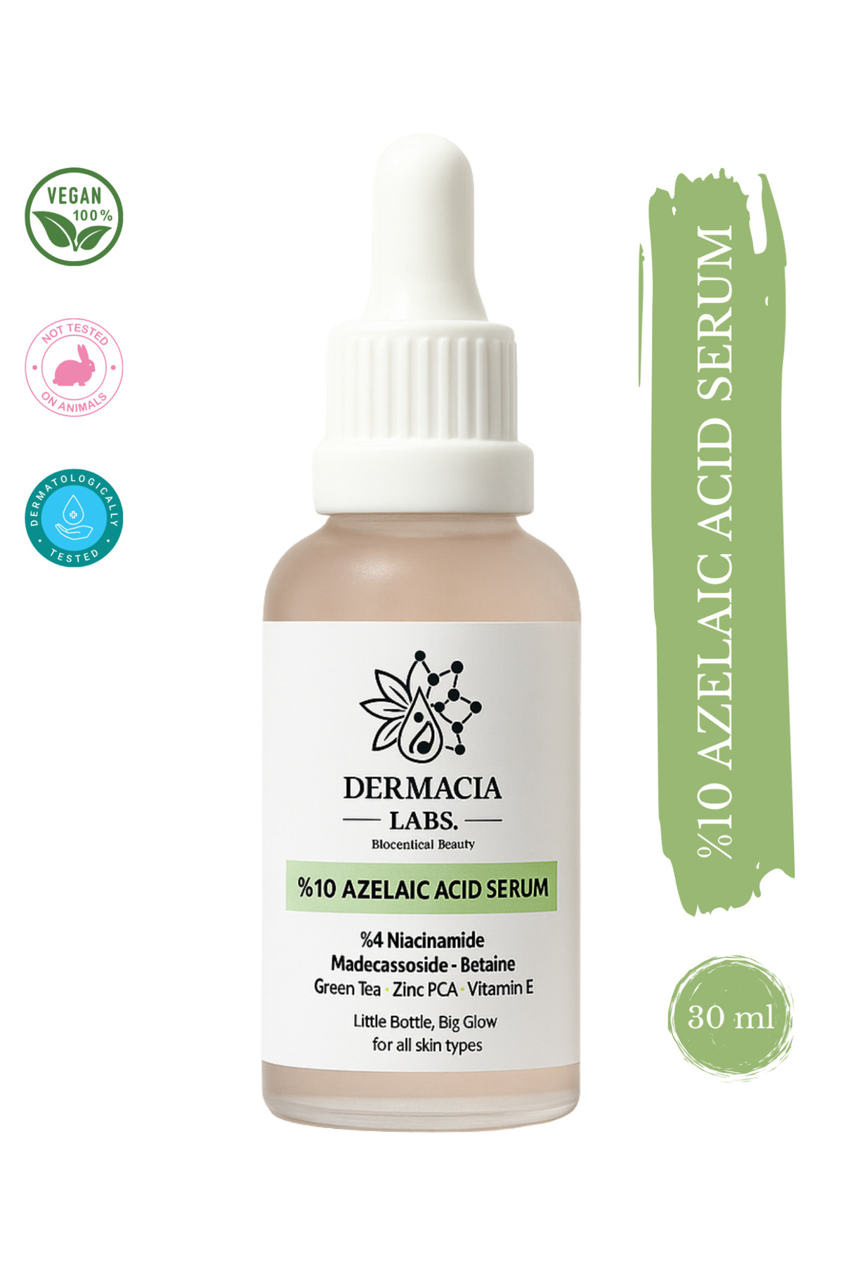 Dermacia Labs Leke Karşıtı, Aydınlatıcı - %10 Azelaik Asit Serum 30m