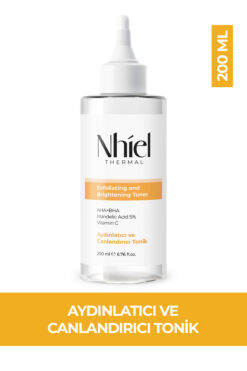 Nhiel Thermal Aydınlatıcı ve Canlandırıcı Tonik 200 ml (%5 Mandelik Asit + BHA)