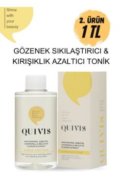 Quivis Gözenek Sıkılaştırıcı ve Aydınlatıcı Etkili Kırışıklık Karşıtı Beyazlatıcı GlikolikAsit Tonik 200 ML