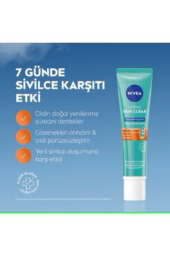 NIVEA Derma Skin Clear Night Exfoliator Sivilce Karşıtı Gece Arındırıcı Krem**40ml, Ve Salisilik Asit