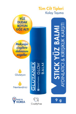 GLUTANEX Glow Balm Aydınlatıcı Kırışıklık Karşıtı Stick Yüz ve Göz Çevresi Balmı