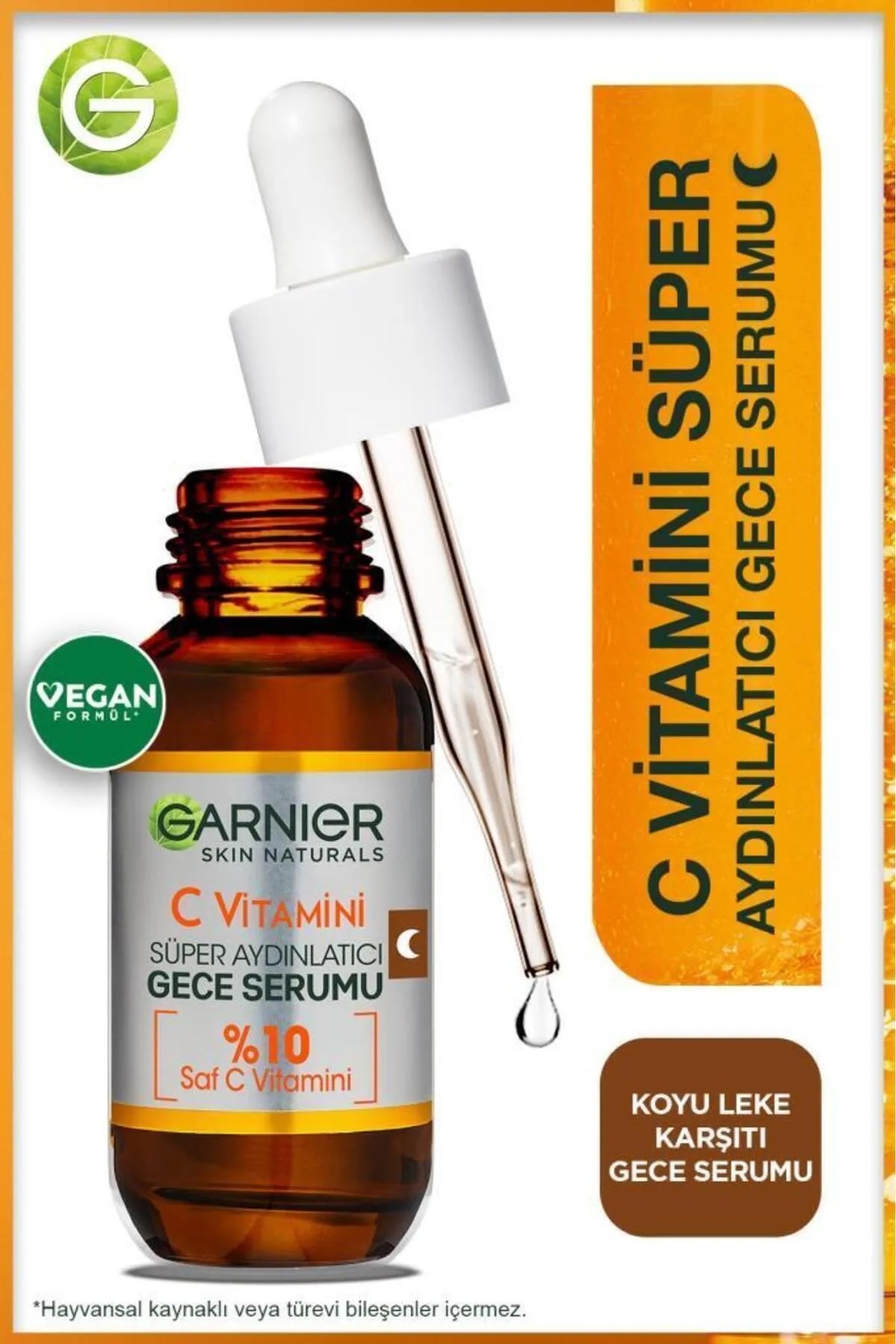 Garnier C Vitamini Parlak Süper Aydınlatıcı Serum 30ml + C Vitamini Süper Aydınlatıcı Gece Serumu 30 Ml - Görsel 2