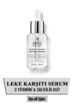 Kiehl's Clearly Corrective Koyu Leke Karşıtı Serum - C Vitamini & Salisilik Asit İçeriğiyle 30 ml