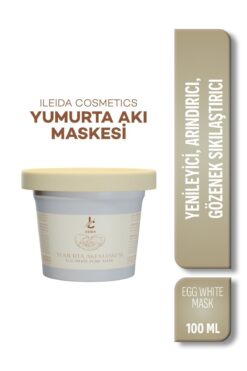 İLEİDA Gözenek Sıkılaştırıcı Yumurta Akı Maskesi-Egg White Pore Mask