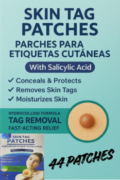 ESENLİWE 44 Adet Siğil çatlak Silme Temizleme Bandı Ben Dövme Skin Tag Remover